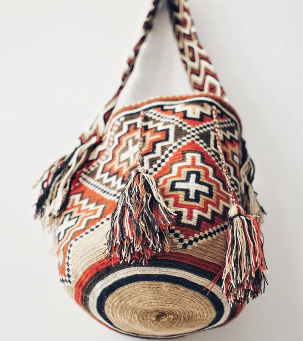 Bolso de lona Wayuu